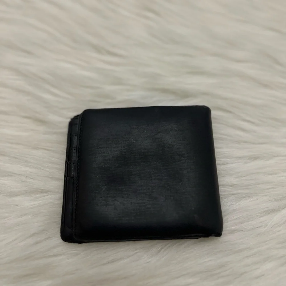 LOEWE - BLACK ALL LEATHER BIFOLD WALLET